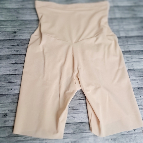 Maidenform Self Expressions Women's High Waist Thigh Slimmer Shapewear Beige SzM - Picture 6 of 12